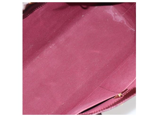 LOUIS VUITTON Sac à main Monogram Vernis Wilshire MM Amarante M91645 Auth 190828 Bordeaux - vue 11