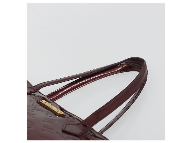LOUIS VUITTON Sac à main Monogram Vernis Wilshire MM Amarante M91645 Auth 190828 Bordeaux - vue 14