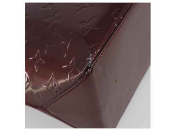 LOUIS VUITTON Sac à main Monogram Vernis Wilshire MM Amarante M91645 Auth 190828 Bordeaux - vue 17