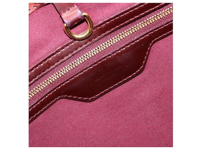 LOUIS VUITTON Sac à main Monogram Vernis Wilshire MM Amarante M91645 Auth 190828 Bordeaux - vue 19