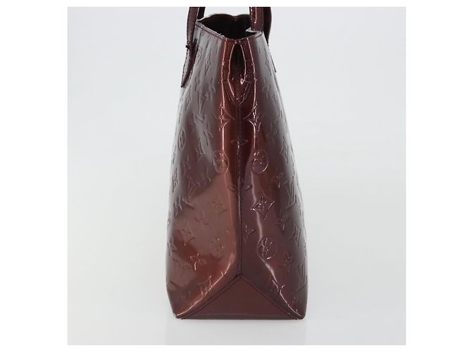 LOUIS VUITTON Sac à main Monogram Vernis Wilshire MM Amarante M91645 Auth 190828 Bordeaux - vue 3