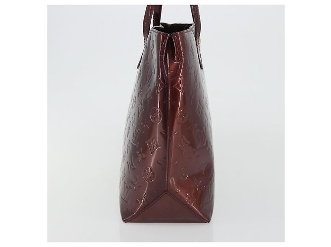 LOUIS VUITTON Sac à main Monogram Vernis Wilshire MM Amarante M91645 Auth 190828 Bordeaux - vue 4