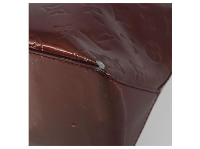 LOUIS VUITTON Sac à main Monogram Vernis Wilshire MM Amarante M91645 Auth 190828 Bordeaux - vue 8