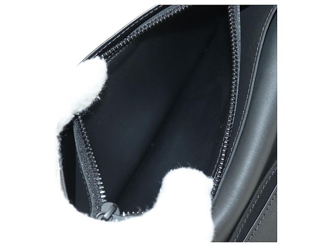 LOUIS VUITTON Taurillon Clemence Brazza Portefeuille M69038 Auth 186687SM Nero - vista 11