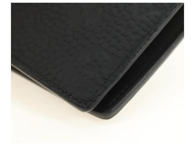 LOUIS VUITTON Taurillon Clemence Brazza Portefeuille M69038 Auth 186687SM Nero - vista 15