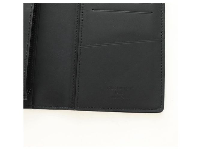 LOUIS VUITTON Taurillon Clemence Brazza Portefeuille M69038 Auth 186687SM Nero - vista 21