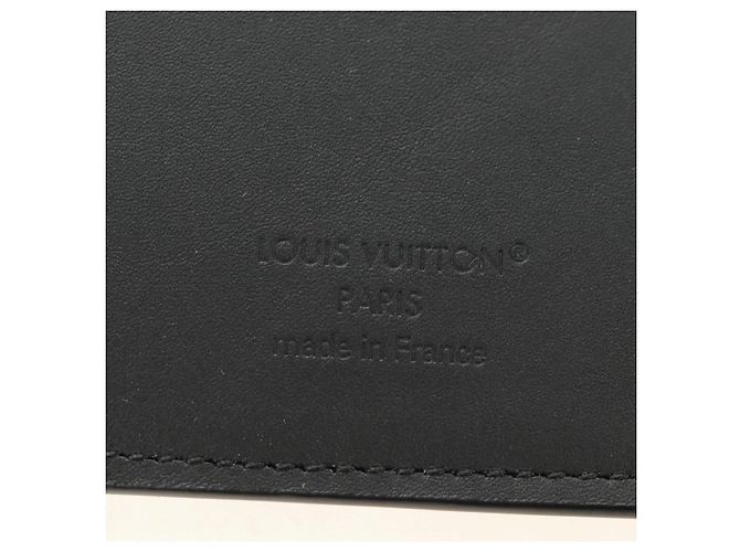 LOUIS VUITTON Taurillon Clemence Brazza Portefeuille M69038 Auth 186687SM Nero - vista 22