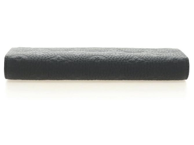 LOUIS VUITTON Taurillon Clemence Brazza Portefeuille M69038 Auth 186687SM Nero - vista 4