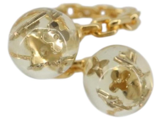 Anello LOUIS VUITTON Bergvale Inclusion Fawn in metallo Oro M65539 LV Auth BA13861V - vista 2