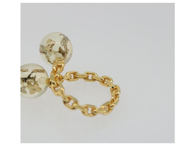 Anello LOUIS VUITTON Bergvale Inclusion Fawn in metallo Oro M65539 LV Auth BA13861V - vista 9