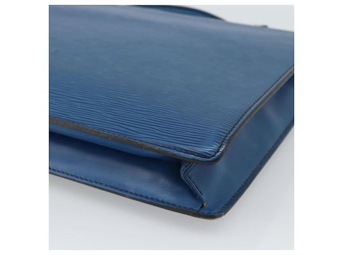 Borsa LOUIS VUITTON Epi Porte Documents Bandouliere Toledo Blue LV Auth 190800 - vista 18