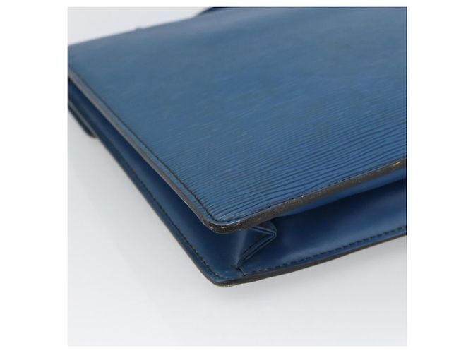 Borsa LOUIS VUITTON Epi Porte Documents Bandouliere Toledo Blue LV Auth 190800 - vista 19