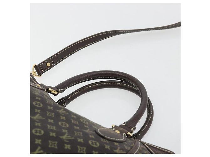 LOUIS VUITTON Monogram Mini Lin Buzasu Anjoul Brown Ebene M95617 LV Auth BA13988 Marrone Damier ebene - vista 14
