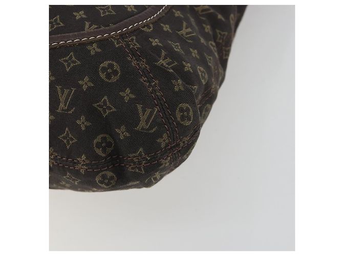 LOUIS VUITTON Monogram Mini Lin Buzasu Anjoul Brown Ebene M95617 LV Auth BA13988 Marrone Damier ebene - vista 16