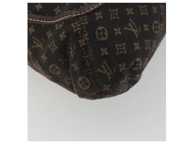 LOUIS VUITTON Monogram Mini Lin Buzasu Anjoul Brown Ebene M95617 LV Auth BA13988 Marrone Damier ebene - vista 19