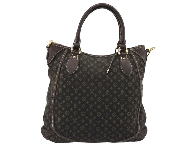 LOUIS VUITTON Monogram Mini Lin Buzasu Anjoul Brown Ebene M95617 LV Auth BA13988 Marrone Damier ebene - vista 2