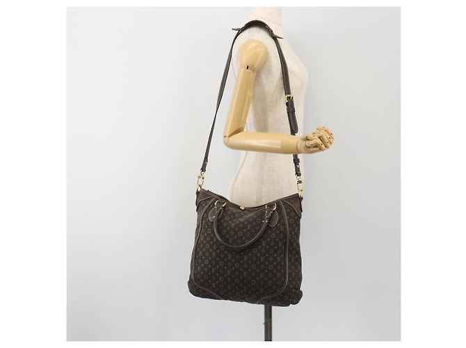 LOUIS VUITTON Monogram Mini Lin Buzasu Anjoul Brown Ebene M95617 LV Auth BA13988 Marrone Damier ebene - vista 25
