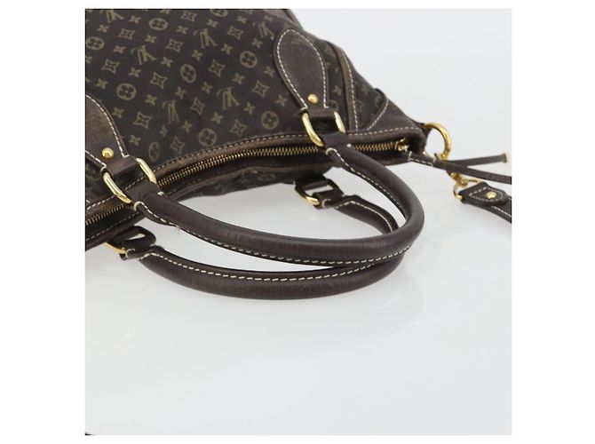 LOUIS VUITTON Monogram Mini Lin Buzasu Anjoul Brown Ebene M95617 LV Auth BA13988 Marrone Damier ebene - vista 7