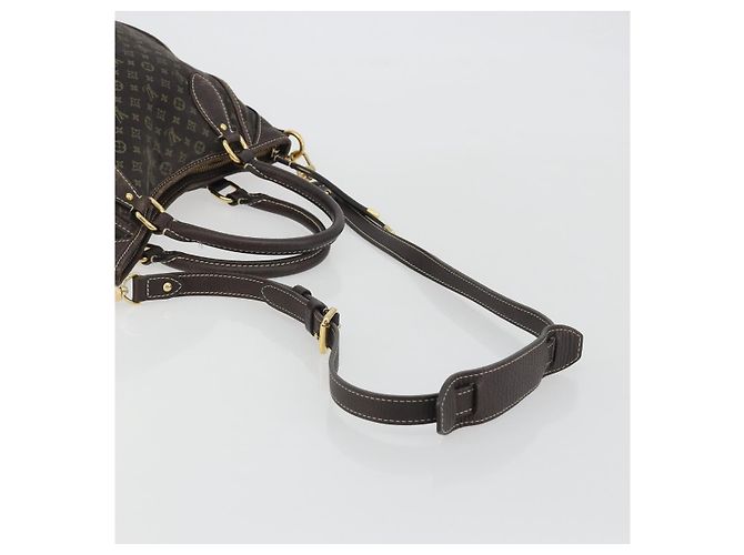 LOUIS VUITTON Monogram Mini Lin Buzasu Anjoul Brown Ebene M95617 LV Auth BA13988 Marrone Damier ebene - vista 8