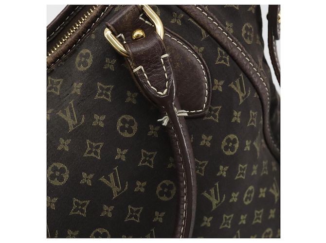 LOUIS VUITTON Monogram Mini Lin Buzasu Anjoul Brown Ebene M95617 LV Auth BA13988 Marrone Damier ebene - vista 9