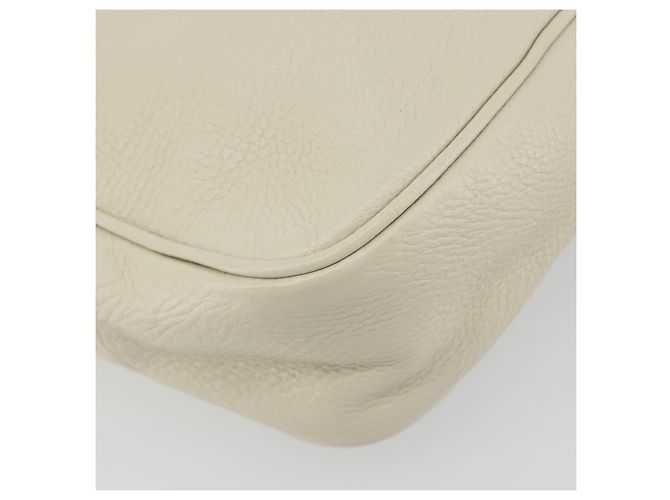 Borsa a tracolla GUCCI in pelle bianco oro 308364 Auth mr2693 D'oro - vista 13