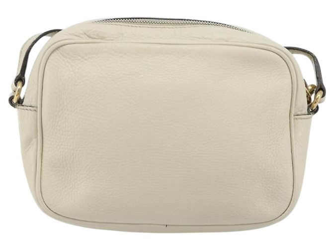 Borsa a tracolla GUCCI in pelle bianco oro 308364 Auth mr2693 D'oro - vista 3