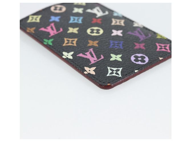 LOUIS VUITTON Monogram Multicolor Etui Miroir Mirror Black M92651 Auth 191563V Nero - vista 16