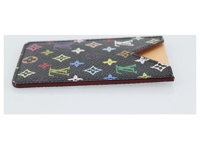 LOUIS VUITTON Monogram Multicolor Etui Miroir Mirror Black M92651 Auth 191563V Nero - vista 3