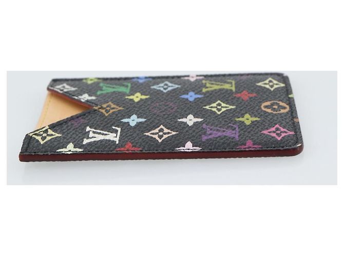 LOUIS VUITTON Monogram Multicolor Etui Miroir Mirror Black M92651 Auth 191563V Nero - vista 4