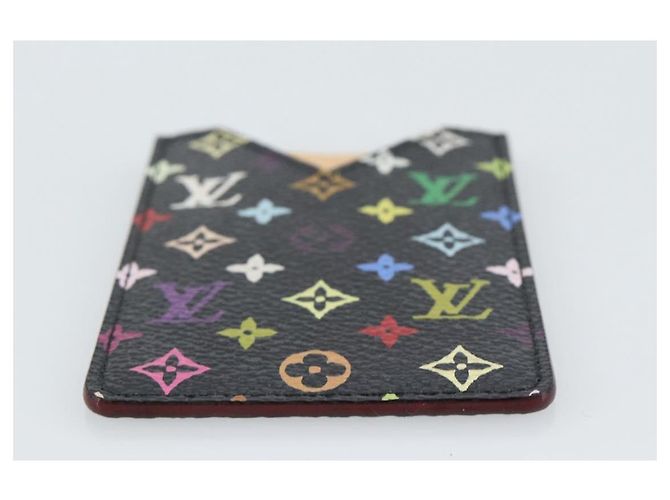 LOUIS VUITTON Monogram Multicolor Etui Miroir Mirror Black M92651 Auth 191563V Nero - vista 6