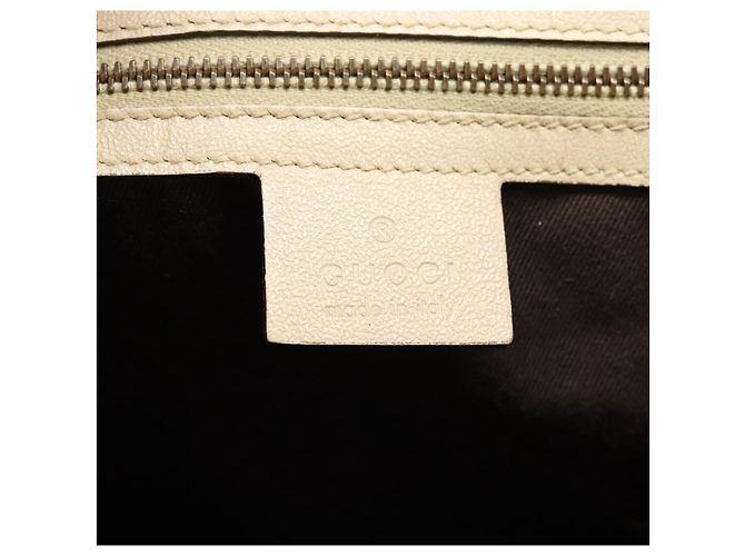 Borsa Tote GUCCI GG Canvas Beige Oro 109141 Auth mr2652 D'oro - vista 17
