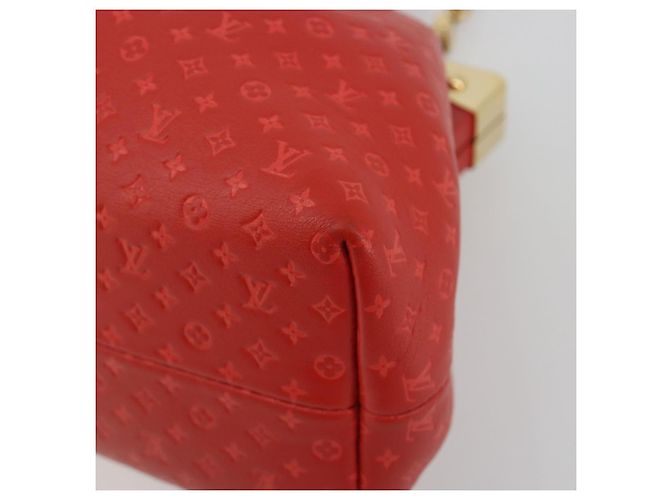 LOUIS VUITTON Clutch Nanogram Monogram Rossa M22327 LV Auth ka5104SM Rosso - vista 10
