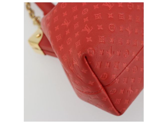 LOUIS VUITTON Clutch Nanogram Monogram Rossa M22327 LV Auth ka5104SM Rosso - vista 16