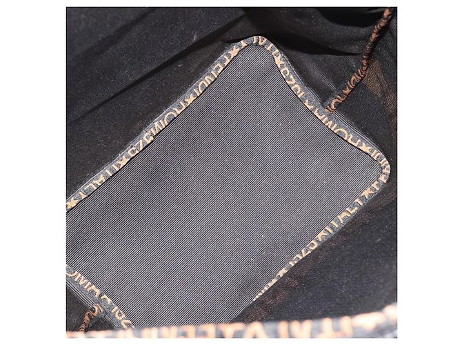 Borsa FENDI in tela nera e oro Auth 190474 Nero D'oro - vista 11
