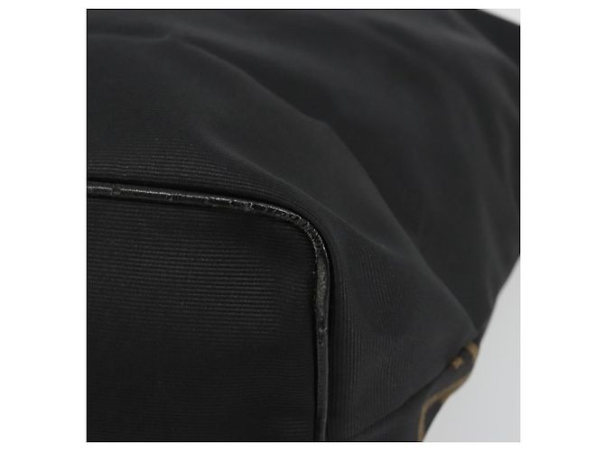 Borsa FENDI in tela nera e oro Auth 190474 Nero D'oro - vista 15