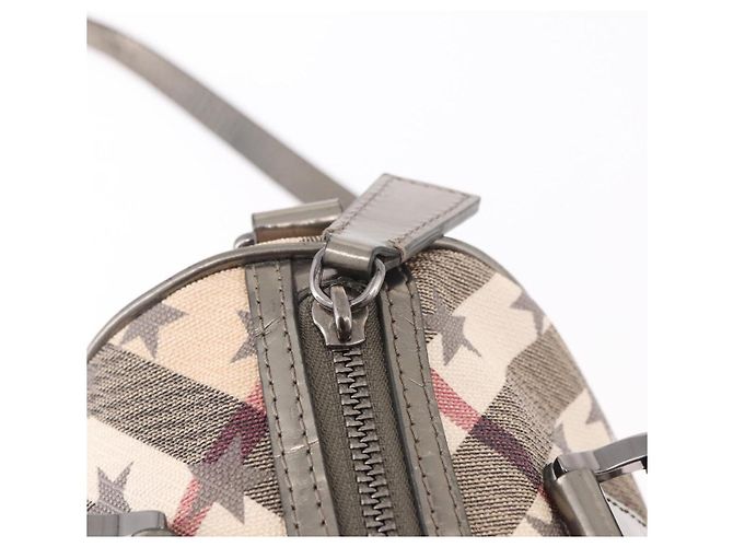 Borsa a mano BURBERRY Nova Check PVC 2way Beige Auth gh2159A - vista 19