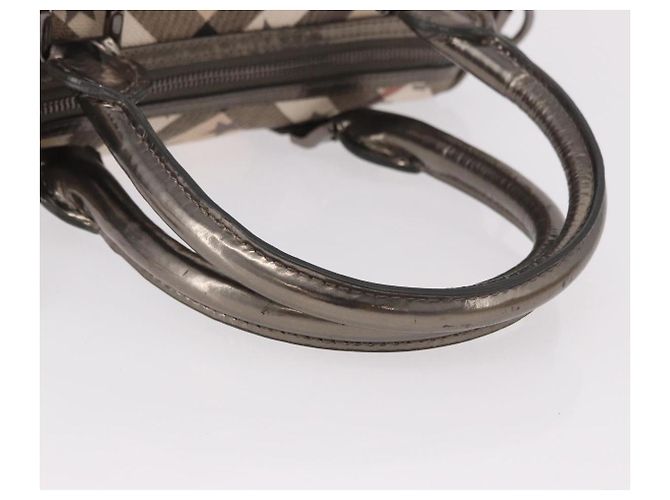 Borsa a mano BURBERRY Nova Check PVC 2way Beige Auth gh2159A - vista 7