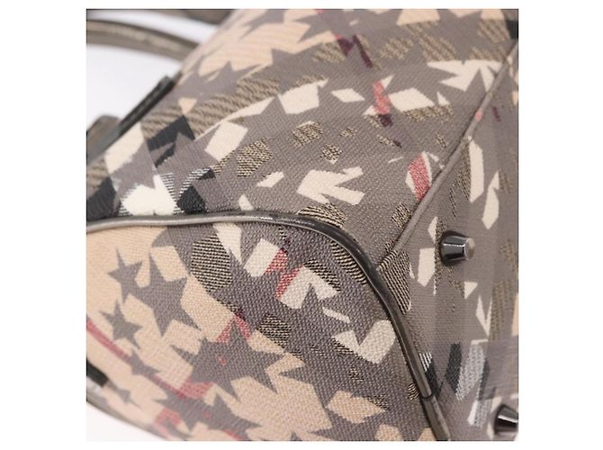 Borsa a mano BURBERRY Nova Check PVC 2way Beige Auth gh2159A - vista 9