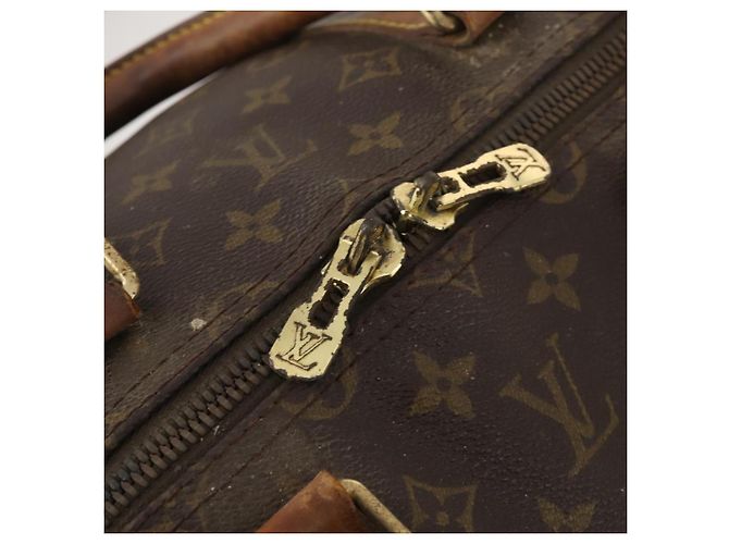 LOUIS VUITTON Monogram Keepall Bandouliere 55 Borsa Boston M41414 LV Auth 190288 Monogramma - vista 10