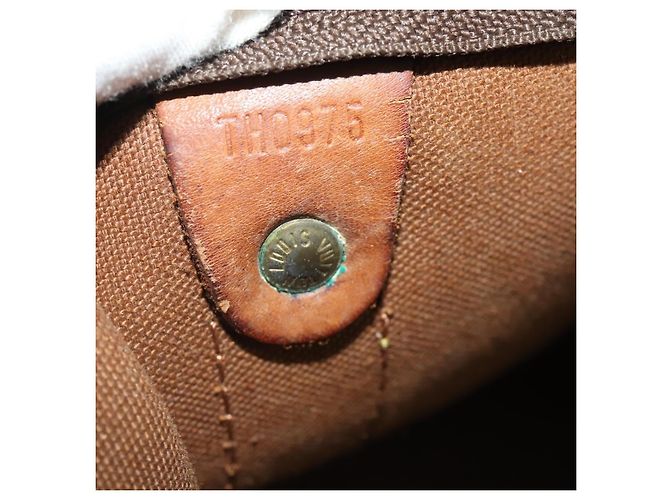LOUIS VUITTON Monogram Keepall Bandouliere 55 Borsa Boston M41414 LV Auth 190288 Monogramma - vista 12