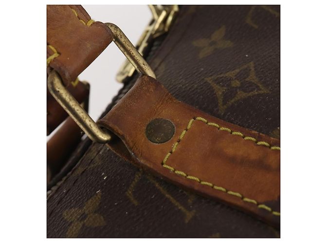 LOUIS VUITTON Monogram Keepall Bandouliere 55 Borsa Boston M41414 LV Auth 190288 Monogramma - vista 18