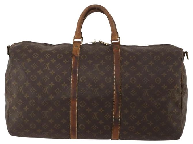 LOUIS VUITTON Monogram Keepall Bandouliere 55 Borsa Boston M41414 LV Auth 190288 Monogramma - vista 2