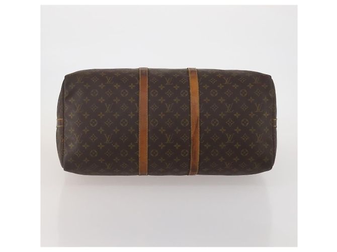 LOUIS VUITTON Monogram Keepall Bandouliere 55 Borsa Boston M41414 LV Auth 190288 Monogramma - vista 5