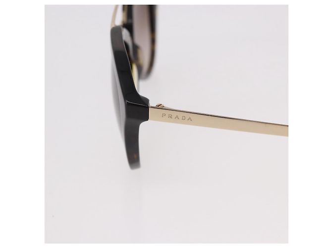 Gafas de sol PRADA estampado de carey plástico marrón Auth BA13840 Castaño - vista 9