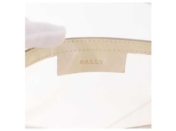 BALLY Marsupio in Vinile Clear Gold Auth 191554A D'oro - vista 19