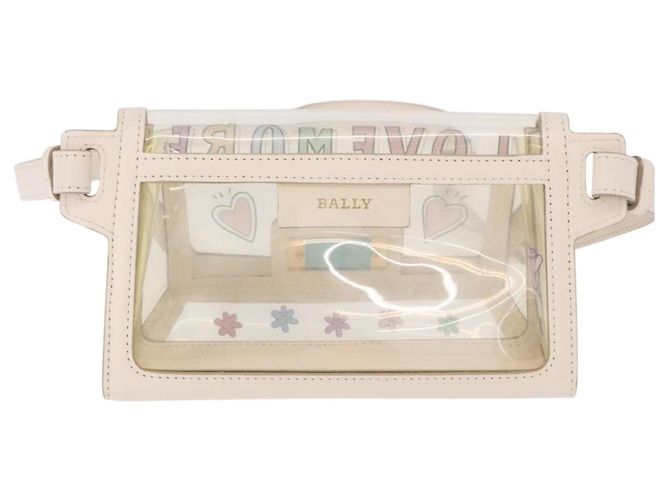 BALLY Marsupio in Vinile Clear Gold Auth 191554A D'oro - vista 2