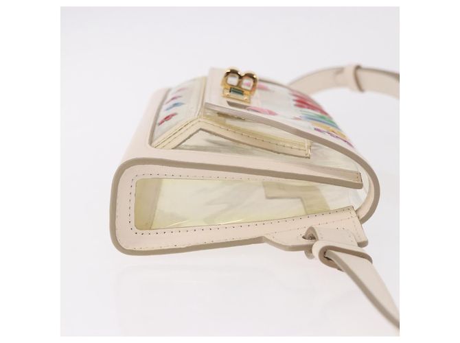 BALLY Marsupio in Vinile Clear Gold Auth 191554A D'oro - vista 3