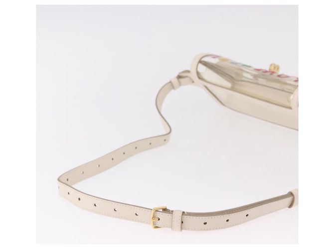 BALLY Marsupio in Vinile Clear Gold Auth 191554A D'oro - vista 7