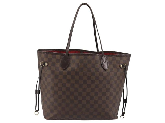 LOUIS VUITTON Damier Ebene Neverfull MM Tote Bag N51105 LV Auth am12029 - vista 2