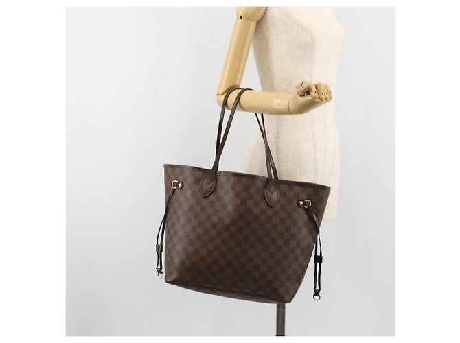 LOUIS VUITTON Damier Ebene Neverfull MM Tote Bag N51105 LV Auth am12029 - vista 25